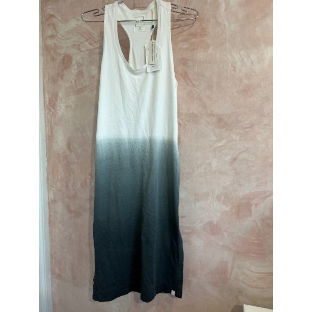 Jason Scott Racerback Dress‎ - dye Washed charcoal  multi- size S - Picture 2 of 5